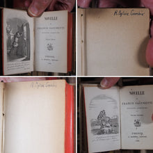 Load image into Gallery viewer, Sacchetti, Franco. Novelle cittadino fiorentino. G. Barbera, editore. Firenze. 1860. &gt;&gt;MINIATURE BOOKS WITH OCCULT ASSOCIATION IN GOTHIC BOOKCASE&lt;&lt;
