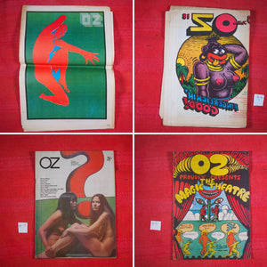 Set of OZ MAGAZINE FROM THE APOGEE OF THE SIXTIES. Neville, Richard, Felix Dennis and Jim Anderson (Editors). Numbers 1-48 (all published).