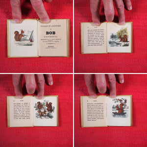 Voyages et aventures de Bob l'écureuil. Texte traduit de l'anglais. >>MINIATURE FRENCH BOOK OF A SQUIRREL<< Publication Date: 1834 CONDITION: VERY GOOD
