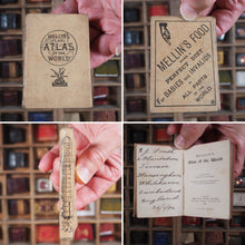 Load image into Gallery viewer, Mellin&#39;s Atlas of the World. &gt;&gt;RARE MINIATURE ATLAS&lt;&lt; Publication Date: 1894 CONDITION: VERY GOOD
