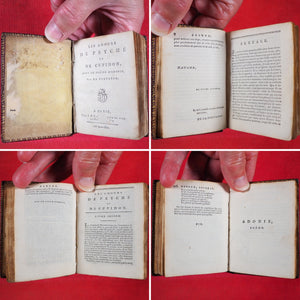 Les Amours de Psyché et de Cupidon, avec le poème d'Adonis, par La Fontaine. >>MINIATURE BOOK FROM EARLIEST TRAVELLING LIBRARY<< La Fontaine, Jean de Publication Date: 1801 CONDITION: VERY GOOD