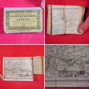 Stranger's Companion through London embellished with a new map beautifully engraved by Dowar. >>MINIATURE LONDON GUIDE AND MAP BOOK<< Bellchambers, Edmund. Publication Date: 1835 CONDITION: GOOD
