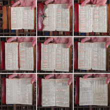 Load image into Gallery viewer, Georgian Almanack 1790-PROVENANCE NATHANIEL JARMAN- IN CONTEMPORARY RED LEATHER CASED POCKETBOOK.
