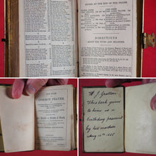 Load image into Gallery viewer, Book of Common Prayer and Administration of the Sacraments and other Rites and Ceremonies of the Church. Together with the Psalter or Psalms of David.>>MINIATURE PRAYER BOOK<< Church of England. 1857
