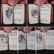 Load image into Gallery viewer, Shakespeare, William. Ellen Terry: A Midsummer Night's Dream, Much Ado About Nothing, Merchant Of Venice, Twelfth Night, The Merry Wives of Windsor. Bryce, David &amp; Son Glasgow. 1904. Five matching volumes.
