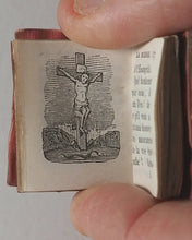 Load image into Gallery viewer, Petit Paroïssien de la Jeunesse. Lainé, Ad[olphe] R. Rue des S. Pères, 19. Paris. Circa 1840. >>MICRO-MINIATURE JUVENILE PRAYER BOOK<<
