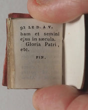 Load image into Gallery viewer, Petit Paroïssien de la Jeunesse. Lainé, Ad[olphe] R. Rue des S. Pères, 19. Paris. Circa 1840. >>MICRO-MINIATURE JUVENILE PRAYER BOOK<<
