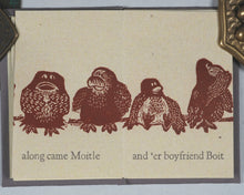Load image into Gallery viewer, Stahlecker, Bonnie (artist). Toidy Poiple Boids. Mellan Berry Press. Madison, Wisconsin. 1983. Limited edition of 60 copies.
