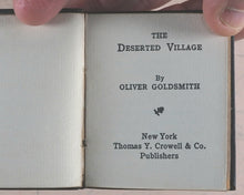 Load image into Gallery viewer, Miniature Series boxed set 10 finely bound miniature books. Oscar Wilde; Oliver Goldsmith; Thomas Gray; Edgar A. Poe; Rudyard Kipling; Omar Khayyam; John G. Whittier; Elizabeth B. Browning; Oliver Goldsmith; James R. Lowell. Thomas Y. Crowell Co. N.Y.1911
