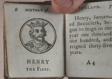 Load image into Gallery viewer, Marshall, John. Infant's Library.[Book 16] A Short History of England for the Infant's Library. Marshall, John. No. 4 Aldermary Churchyard in Watling Street. London. C.1800.
