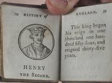 Load image into Gallery viewer, Marshall, John. Infant's Library.[Book 16] A Short History of England for the Infant's Library. Marshall, John. No. 4 Aldermary Churchyard in Watling Street. London. C.1800.
