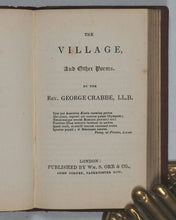 Load image into Gallery viewer, Goldsmith, Oliver [with] James Beattie [with] George Crabbe. The Poetical Works of Oliver Goldsmith [with] The Minstrel and other Poems [with] The Village and other Poems.. Orr, William S. &amp; Co. London. 1848.
