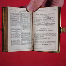 Load image into Gallery viewer, Book of Common Prayer and Administration of the Sacraments and other Rites and Ceremonies of the Church. Together with the Psalter or Psalms of David.>>MINIATURE PRAYER BOOK<< Church of England. 1857
