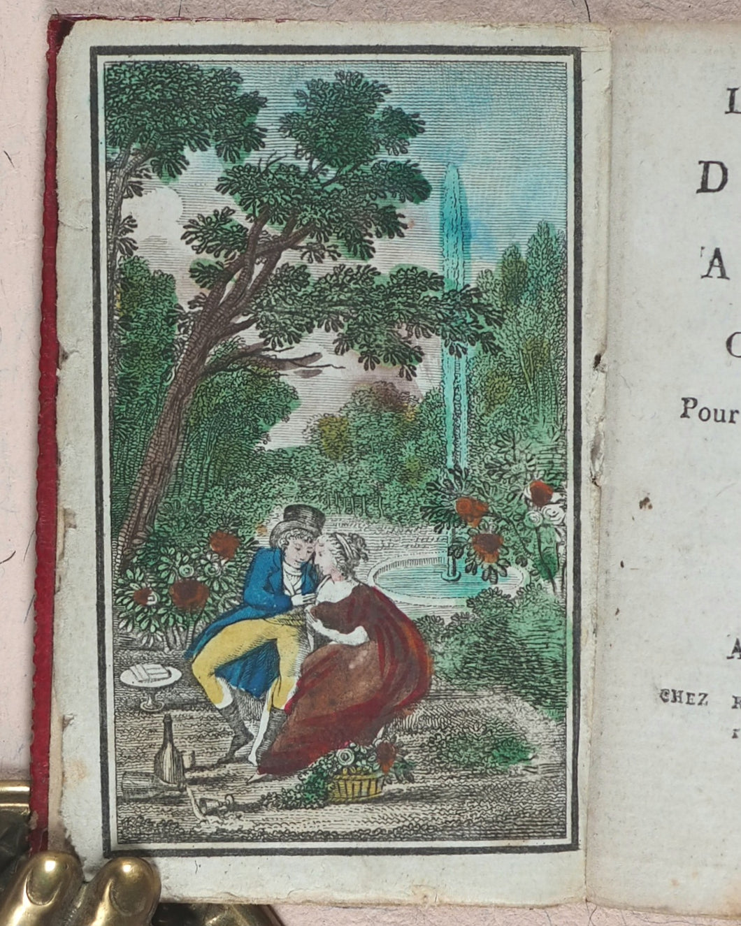 Delices de Paphos, Almanach Chantant, 1803-1804. Rochette, chez, Imprimeur, rue d'Enfet, 772. Paris. 1803. >>Unrecorded French Lovers' Almanac<<