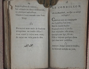 Delices de Paphos, Almanach Chantant, 1803-1804. Rochette, chez, Imprimeur, rue d'Enfet, 772. Paris. 1803. >>Unrecorded French Lovers' Almanac<<