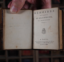 Load image into Gallery viewer, Memoires du Comte Grammont. >>MINIATURE BOOK<< Hamilton, Anthony, Count. Publication Date: 1802 CONDITION: VERY GOOD
