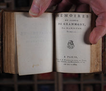 Load image into Gallery viewer, Memoires du Comte Grammont. >>MINIATURE BOOK<< Hamilton, Anthony, Count. Publication Date: 1802 CONDITION: VERY GOOD
