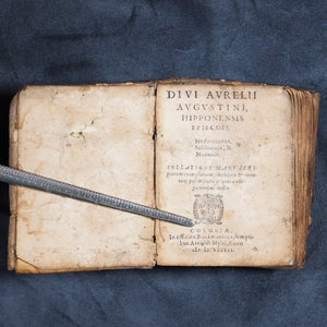 Augustinus, Aurelius, Heiliger. 1594. Divi Aurelii Augustini hipponensis episcopi Meditationes, Soliloquia & Manuale.