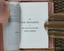 Load image into Gallery viewer, Holy Bible containing Old &amp; New Testaments. New York Oxford University Press. American Branch. 1919. >>Attractively bound  miniature Bible <<
