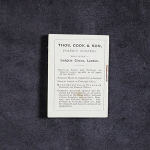 Cook, Thomas. Table of Foreign Moneys, shewing approximate value in sterling. Cook, Thomas & Son. Ludgate Circus. London. 1897