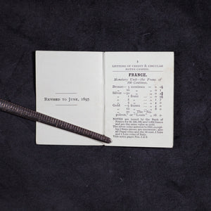 Cook, Thomas. Table of Foreign Moneys, shewing approximate value in sterling. Cook, Thomas & Son. Ludgate Circus. London. 1897