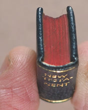Load image into Gallery viewer, New Testament of the Lord and Saviour Jesus Christ. Bryce, David &amp; Son.Glasgow. 1895. >>Wonderfully bound micro-miniature New Testament<<
