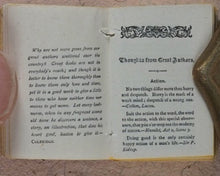 Load image into Gallery viewer, Crowther, Alice. Golden Thoughts from great authors. Frederick A. Stokes Company. New York.  Circa 1900.

