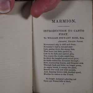 Marmion. A Tale of Flodden Field.>>EARLY MINIATURE PAPERBACK BOOK<< Scott, Sir Walter. Publication Date: 1847 CONDITION: VERY GOOD