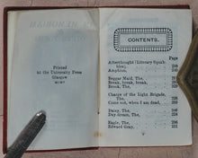 Load image into Gallery viewer, Tennyson, Alfred Lord. Poems. A choice selection from his works, serious and comic. Bryce, David &amp; Son. Glasgow. [1905].
