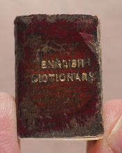 Load image into Gallery viewer, Smallest English Dictionary in the World.  Bryce, David &amp; Son. Glasgow. 1893.&gt;&gt;MINIATURE BRYCE DICTIONARY IN LOCKET&lt;&lt;
