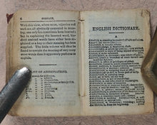 Load image into Gallery viewer, Smallest English Dictionary in the World.  Bryce, David &amp; Son. Glasgow. 1893.&gt;&gt;MINIATURE BRYCE DICTIONARY IN LOCKET&lt;&lt;
