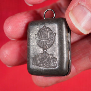 Smallest English Dictionary in the World. >>MINIATURE BRYCE DICTIONARY IN LOCKET<< Publication Date: 1900 CONDITION: GOOD