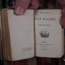 Load image into Gallery viewer, Oeuvres de Jean Racine. >>MINIATURE FRENCH CLASSIC<< Racine, Jean. Publication Date: 1826 CONDITION: VERY GOOD
