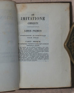 Imitation of Christ]. De Imitatione Christi libri quatuor. Tross, Edwin. Paris. 1855.