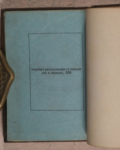 Imitation of Christ]. De Imitatione Christi libri quatuor. Tross, Edwin. Paris. 1855.
