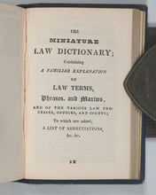 Load image into Gallery viewer, Maunder, Samuel. Little Classic &amp; Chronological Companion: guide to mythology, ancient history &amp; geography, general history, Miniature Law Dictionary - from Treasury of Knowledge. Johnson, W.S. 60 St. Martin's Lane, Charing Cross. London. [1847?]
