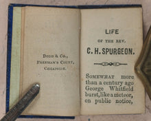 Load image into Gallery viewer, Life of the Rev. C.H. Spurgeon, Minister of Park Street Chapel, Southwark. Duff, C. &amp; Co. 3, Freeman's C[our]t, Cheapside. [London]. Circa 1855.
