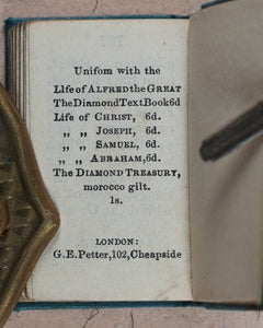 Life of Alfred the Great. Petter, G.E. 102 Cheapside. J. Johnstone, Paternoster Row and Edinburgh. [London]. Circa 1840.