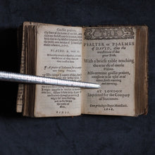 Load image into Gallery viewer, Bèze, Théodore de. Psalter or Psalmes of Dauid : after the translation of the great Bible, pointed as it shall be said or sung in churches: with the morning &amp; euening praier. Company of Stationers. London. 1606.
