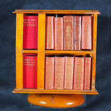 Load image into Gallery viewer, Shakespeare, William. Ellen Terry Complete Works of William Shakespeare, in 40 volumes. Bryce, David &amp; Son. Glasgow. 1904. Complete Works. [Large revolving bookcase] >>MINIATURE BOOKS<<
