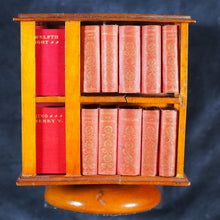 Load image into Gallery viewer, Shakespeare, William. Ellen Terry Complete Works of William Shakespeare, in 40 volumes. Bryce, David &amp; Son. Glasgow. 1904. Complete Works. [Large revolving bookcase] >>MINIATURE BOOKS<<
