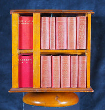 Load image into Gallery viewer, Shakespeare, William. Ellen Terry Complete Works of William Shakespeare, in 40 volumes. Bryce, David &amp; Son. Glasgow. 1904. Complete Works. [Large revolving bookcase] >>MINIATURE BOOKS<<
