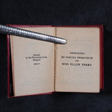Load image into Gallery viewer, Shakespeare, William. Ellen Terry Complete Works of William Shakespeare, in 40 volumes. Bryce, David &amp; Son. Glasgow. 1904. Complete Works. [Large revolving bookcase] >>MINIATURE BOOKS<<
