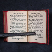Load image into Gallery viewer, Shakespeare, William. Ellen Terry Complete Works of William Shakespeare, in 40 volumes. Bryce, David &amp; Son. Glasgow. 1904. Complete Works. [Large revolving bookcase] >>MINIATURE BOOKS<<
