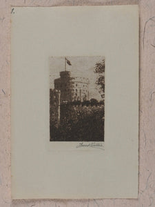 Willis, Frank (1865-1932). Original Set of Signed Artist's India Proof Miniature Line Engravings for H.M.Queen Mary. Willis, Frank (1865-1932). Whitstable, Kent. 1923.