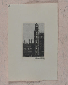 Willis, Frank (1865-1932). Original Set of Signed Artist's India Proof Miniature Line Engravings for H.M.Queen Mary. Willis, Frank (1865-1932). Whitstable, Kent. 1923.