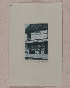 Willis, Frank (1865-1932). Original Set of Signed Artist's India Proof Miniature Line Engravings for H.M.Queen Mary. Willis, Frank (1865-1932). Whitstable, Kent. 1923.