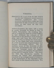 Load image into Gallery viewer, Macaulay, Thomas Babington, 1st Baron. Lays of Ancient Rome. Bryce, David &amp; Son. Glasgow. Circa 1889. Dainty Little Library series.
