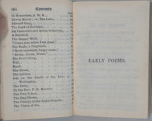 Load image into Gallery viewer, Tennyson, Alfred. Tennyson's Poems. Early Poems. English Idy[l]ls. The Princess. In Memoriam. Maud. Bryce, David &amp; Son. Glasgow. Circa 1900. Dainty Little Library series.
