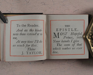 Thumb Bible by [Bishop] J[eremy] Taylor. Randolph & Co., A.D.F. 38, West 23rd Street. New York. 1897.
